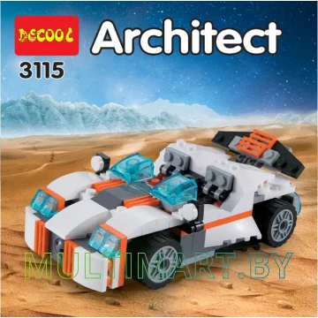 Конструктор Decool 3115 Летчик будущего 3 в 1 (237 деталей) картинка 4